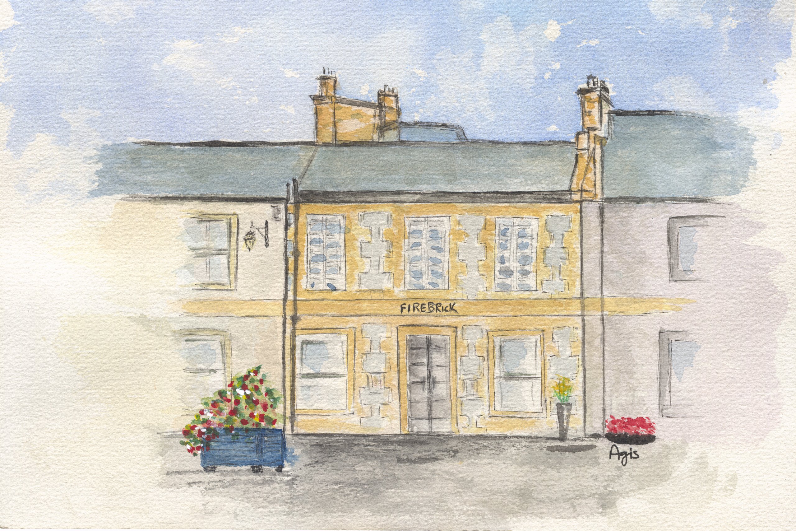 Lauder Firebrick Restaurant on Lauder West High Street